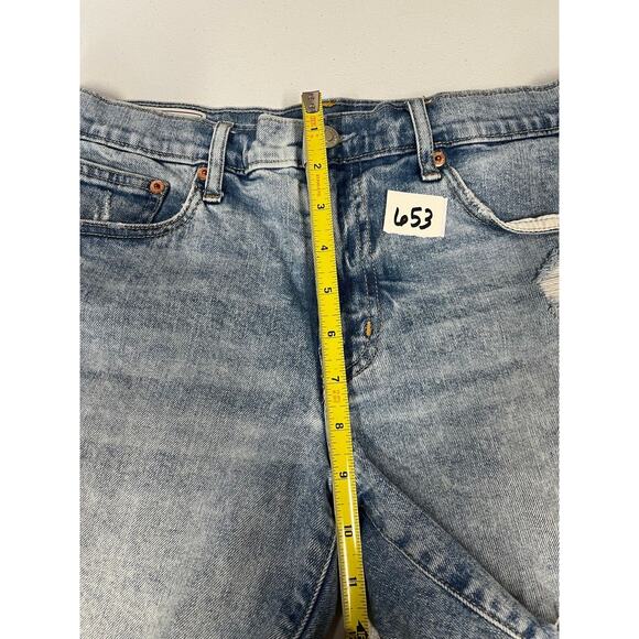 Gap Denim Women's Distressed Cut-Off Shorts Blue Size 28 6R Casual Summer - Picture 7 of 9